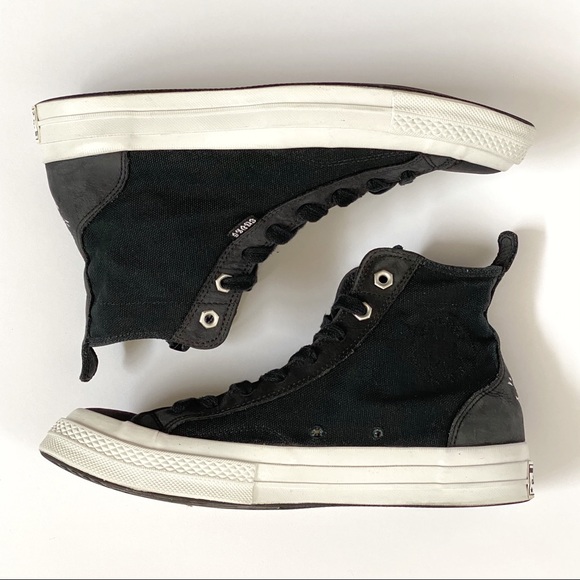 Graffiti artist Chaz Bojorquez Converse Chuck Taylor black high top sneaker shoe - Picture 8 of 13